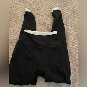 Set active contrast leggings